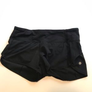 Lululemon Speed Shorts black